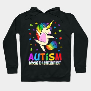 Autism Awareness T-ShirtAutism awareness Dabbing unicorn puzzle piece kids T Hoodie